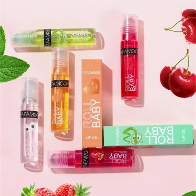 Fafamoon Roll Baby Fruit Moisturising Lip Oil